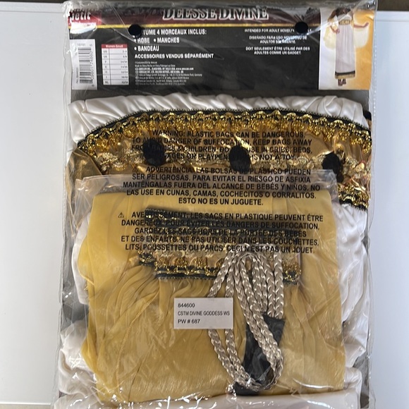 Divine Goddess Adult Costume! New! - Picture 4 of 5